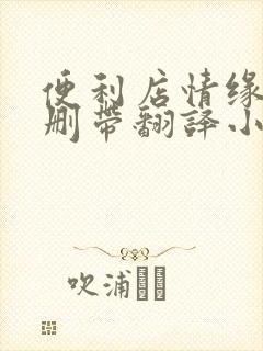 便利店情缘未增删带翻译小说