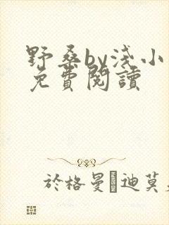 野桑by浅小说免费阅读