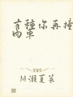 有种你再撞一下肉车