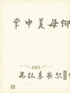 掌中美母柳玉茹