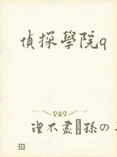 侦探学院q