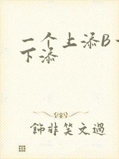 一个上添B一个下添