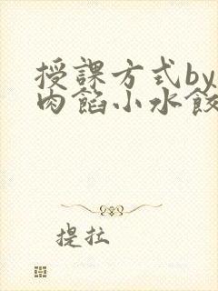 授课方式by 肉馅小水饺