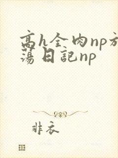 高h全肉np放荡日记np