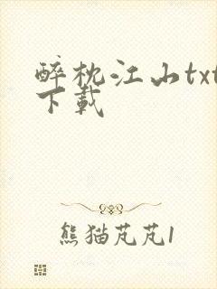 醉枕江山txt下载