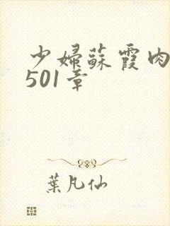 少妇苏霞肉欲第501章