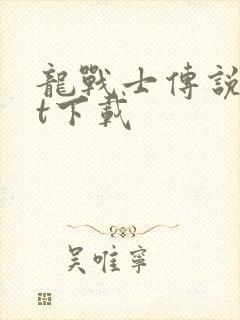 龙战士传说txt下载