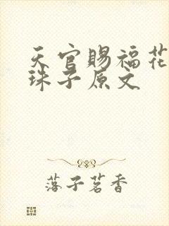 天官赐福花怜塞珠子原文