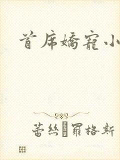 首席娇宠小情人