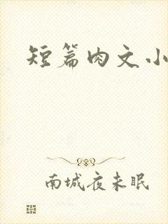短篇肉文小说