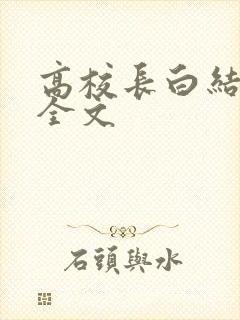 高校长白结小说全文