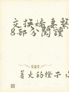 交换娇妻系列38部分阅读