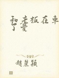 和老板在车里做了爱