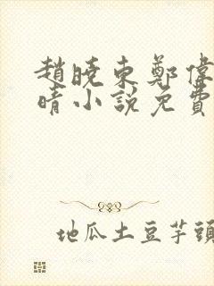 赵晓东郑伟吴雪晴小说免费阅读