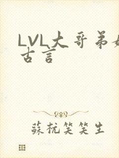 LVL大哥弟媳古言