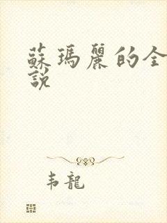 苏玛丽的全部小说