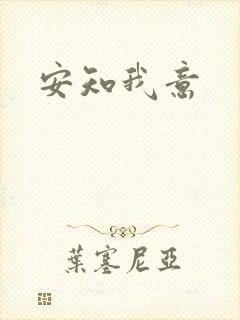 安知我意