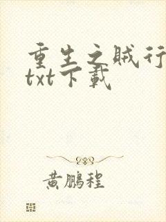 重生之贼行天下txt下载