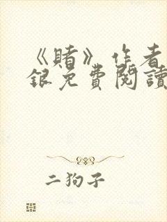 《赌》作者木口银免费阅读