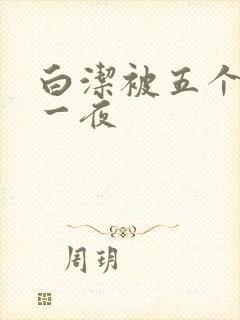 白洁被五个人玩一夜