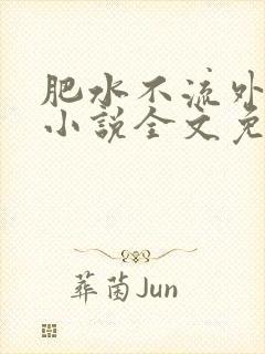 肥水不流外人田小说全文免费阅读1