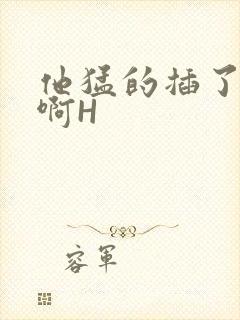 他猛的插了进去啊H