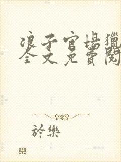 浪子官场猎艳记全文免费阅读