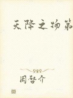 天降之物第一季