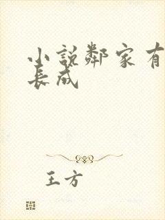 小说邻家有女初长成