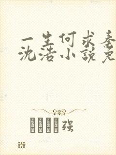 一生何求秦菲雪沈浩小说免费阅读全文