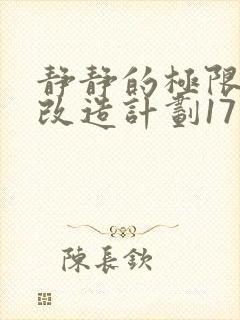 静静的极限自我改造计划17