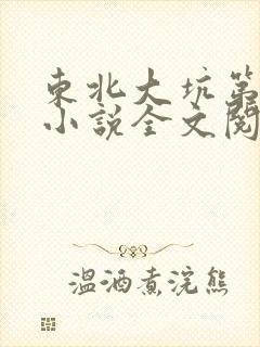 东北大坑第二部小说全文阅读