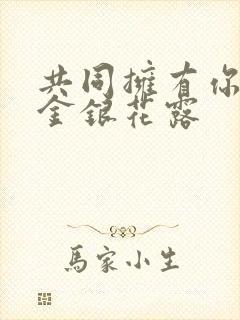 共同拥有你by金银花露