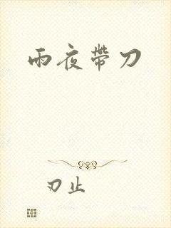 雨夜带刀
