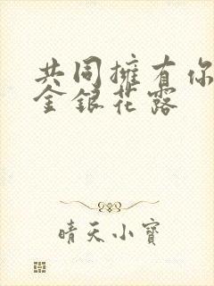 共同拥有你by金银花露