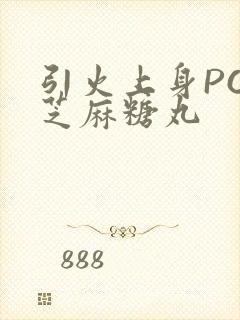 引火上身POP芝麻糖丸