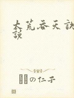 太荒吞天诀 小说