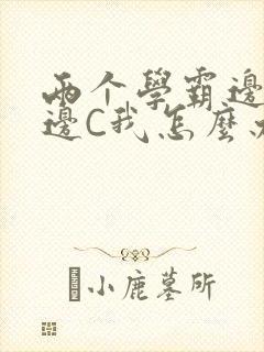 两个学霸边做题边C我怎么办