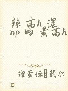 辣 高h 浓 np 肉 黄高h