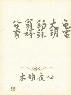 公翁的大龟挺进秀婷苏玥电影