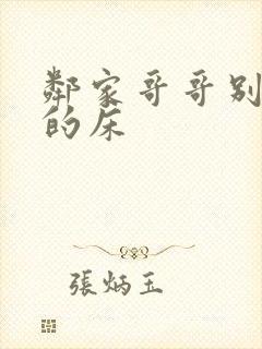 邻家哥哥别上我的床