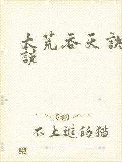 太荒吞天诀 小说