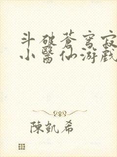 斗破苍穹寂寞的小医仙游戏世界