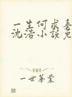 一生何求秦菲雪沈浩小说免费阅读全文笔趣阁