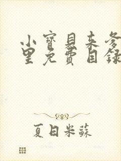 小宝贝来爹地怀里免费目录