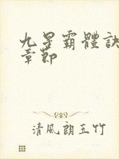 九星霸体诀最近章节