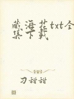 藏海花txt全集下载