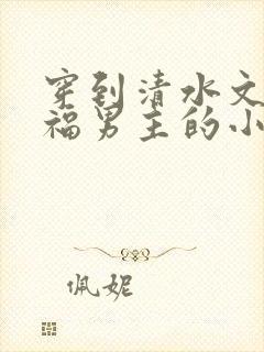 穿到清水文里造福男主的小说