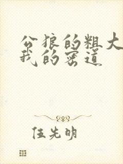 公狼的粗大挺进我的密道