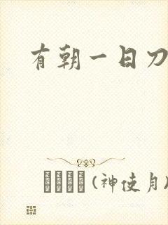 有朝一日刀在手